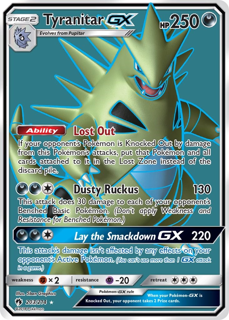 Tyranitar GX (Full Art)