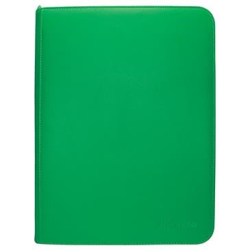 Vivid 9-Pocket Zippered PRO-Binder - Green