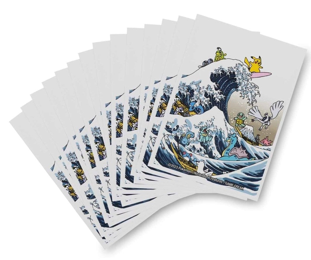 Pokemon TCG: Great Wave Pikachu & Friends Card Sleeves (65-Pack)