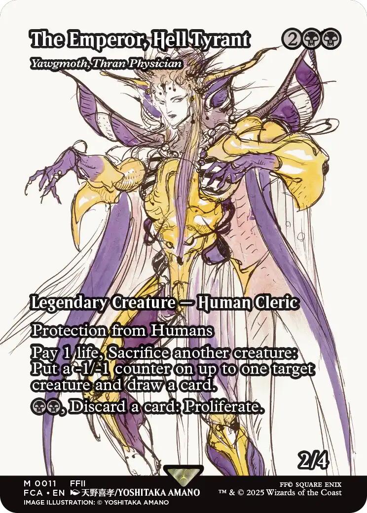 The Emperor, Hell Tyrant - Yawgmoth, Thran Physician (Showcase)