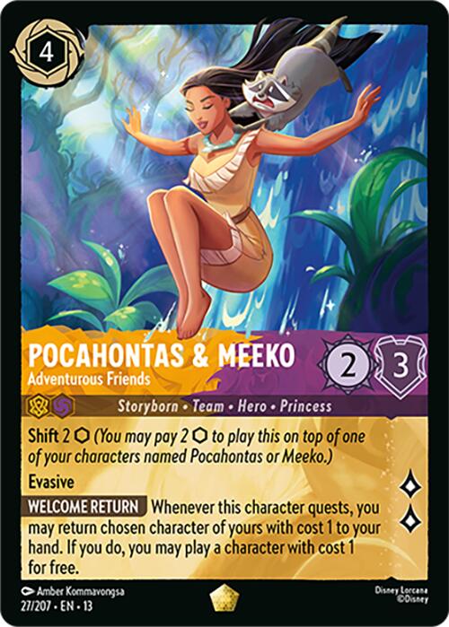 Pocahontas & Meeko - Adventurous Friends