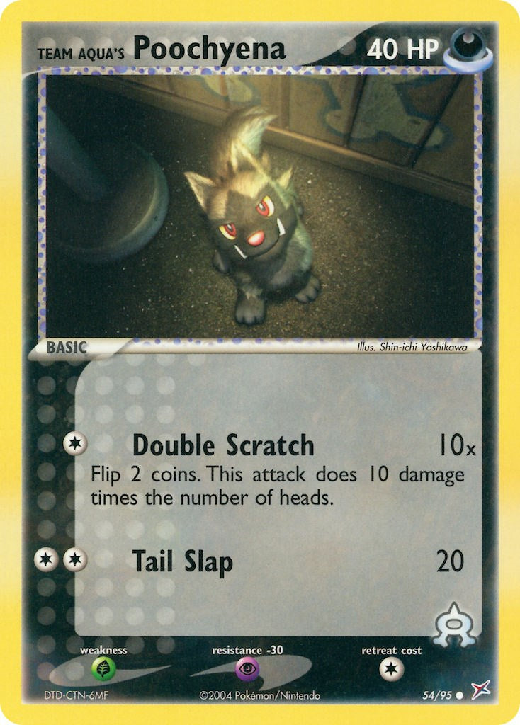 Team Aqua's Poochyena - 54/95