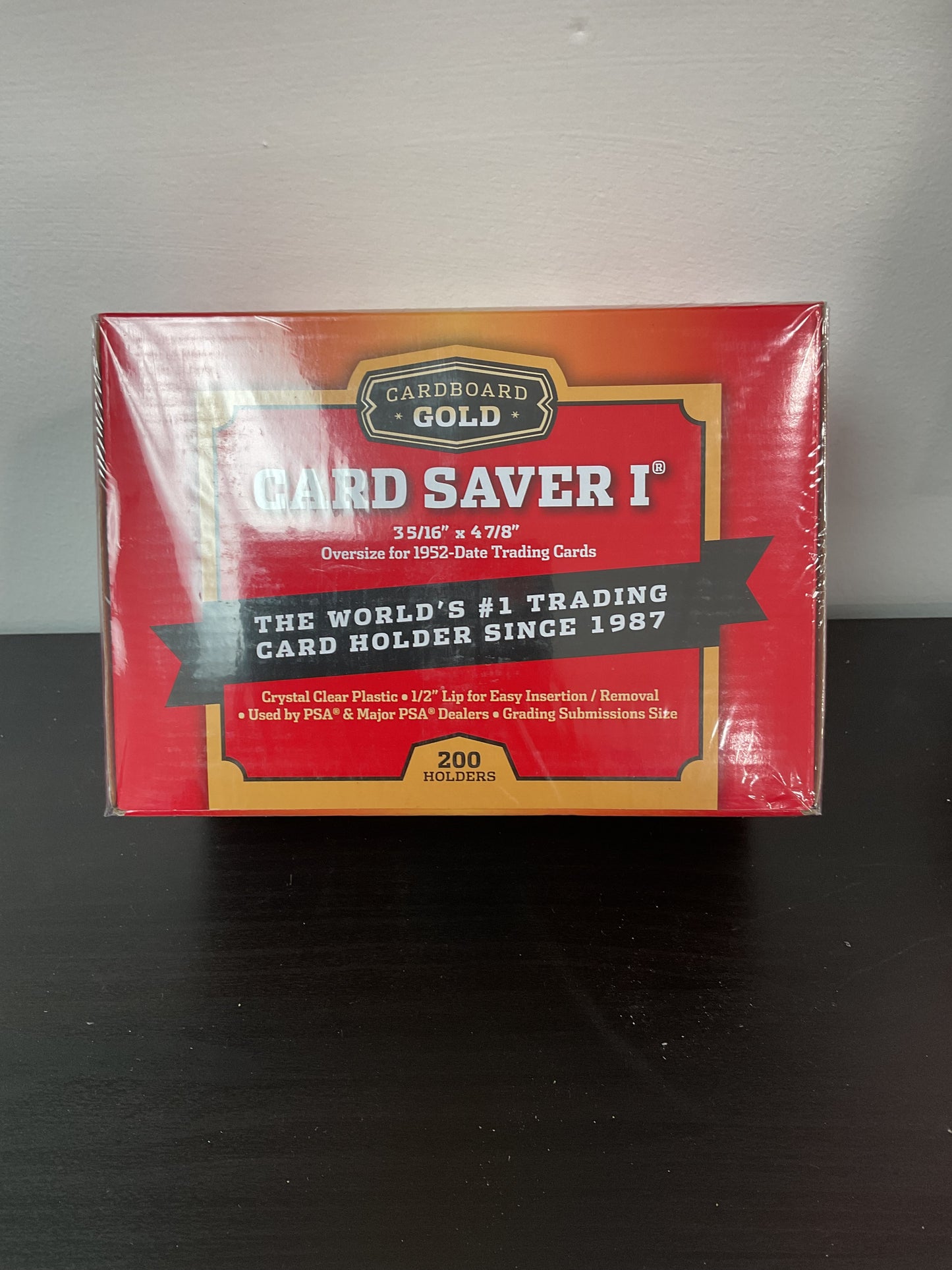Cardboard Gold Card Saver 1 - Box of 200