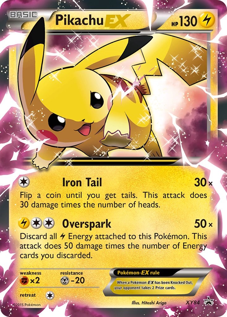 Pikachu EX - XY84