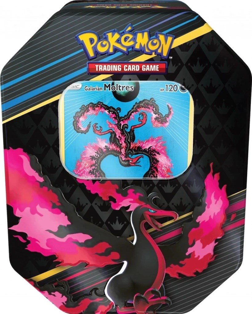 Crown Zenith Tin [Galarian Moltres] (International Version)