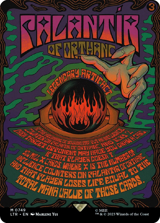 Palantir of Orthanc (Borderless Poster)