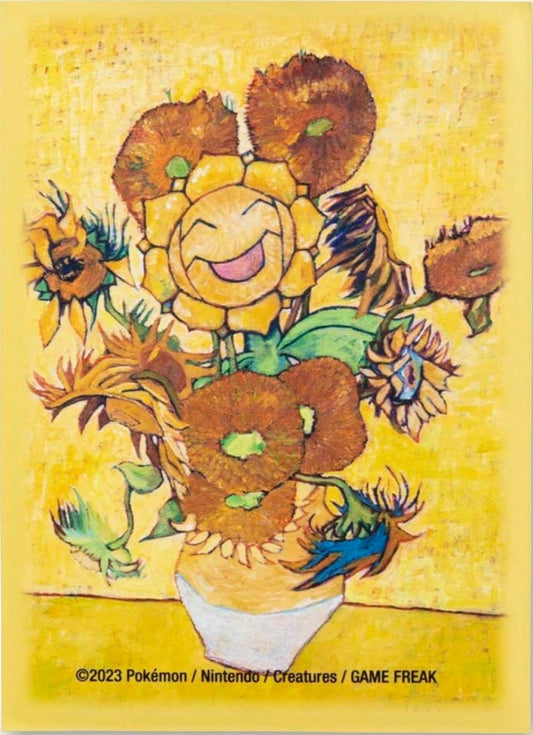 Pokémon Center × Van Gogh Museum: Sunflora Inspired by Sunflowers Card Sleeves (65 Sleeves)