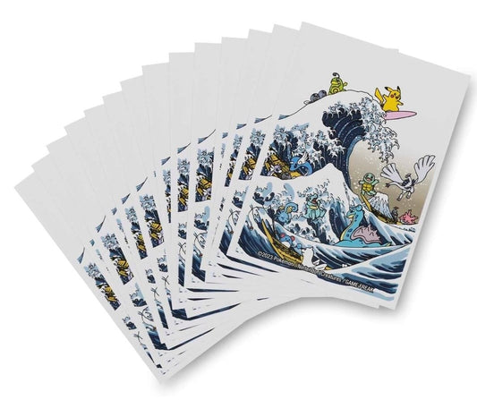 Pokemon TCG: Great Wave Pikachu & Friends Card Sleeves (65-Pack)