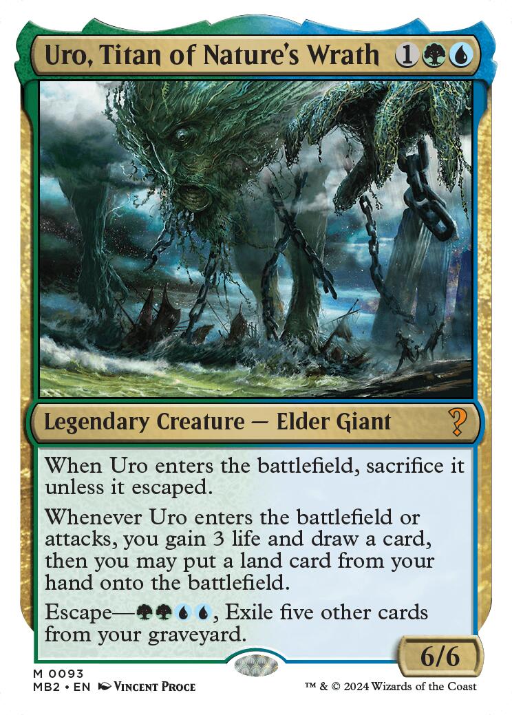 Uro, Titan of Nature's Wrath (White Border)