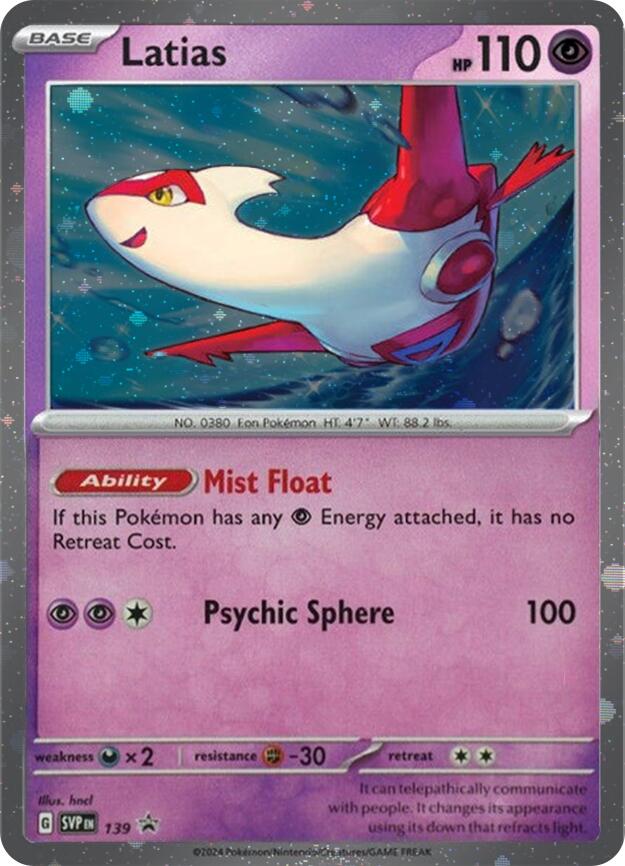 Latias - 139 (Cosmo Holo)