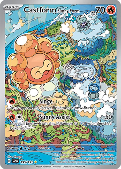 Castform Sunny Form - 195/191