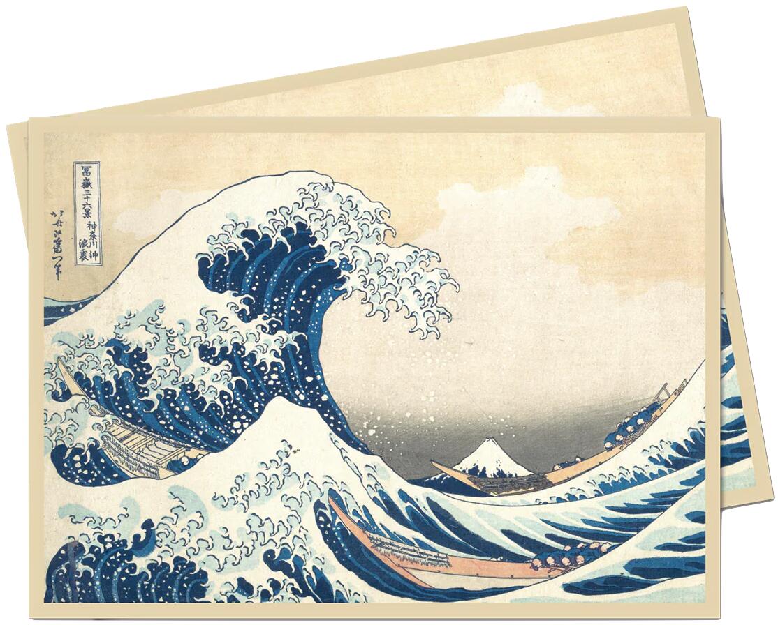 Ultra Pro: Fine Art APEX Deck Protector Sleeves - The Great Wave Off Kanagawa (105-pack)