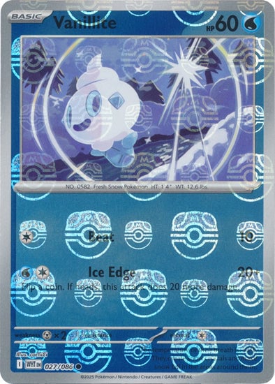 Vanillite (Master Ball Pattern)