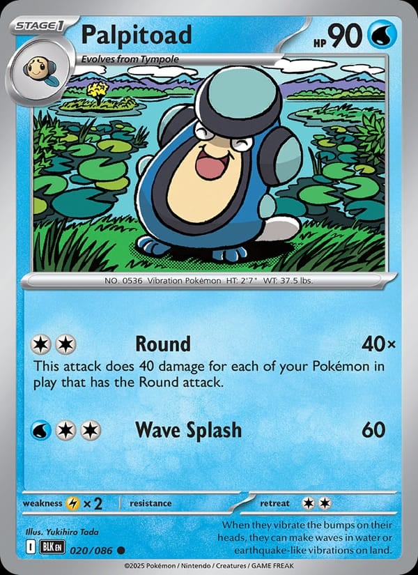 Palpitoad (Master Ball Pattern)