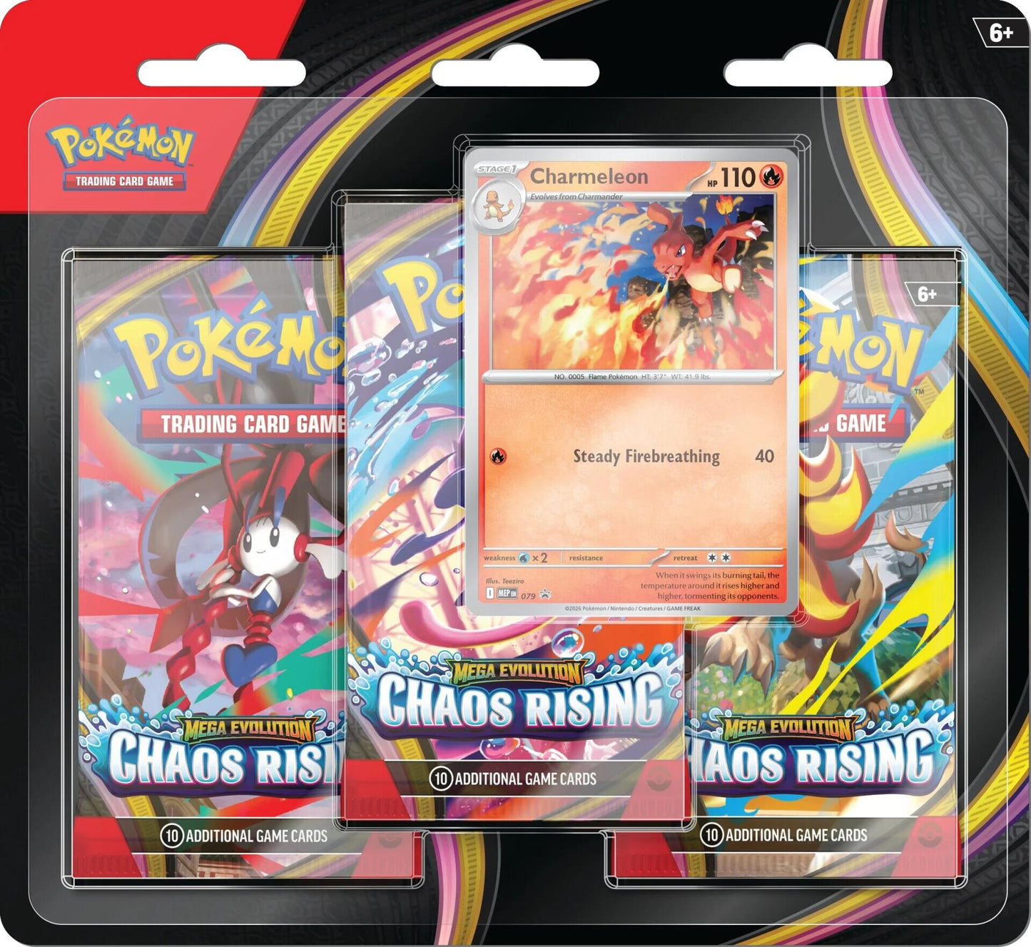 Chaos Rising 3-Pack Blister [Charmeleon]