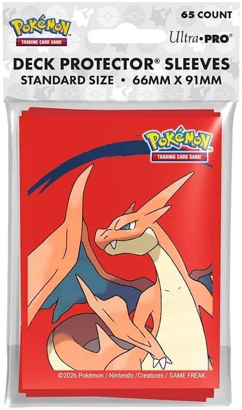 Pokemon Mega Charizard Y Standard Deck Protector (65-Pack)