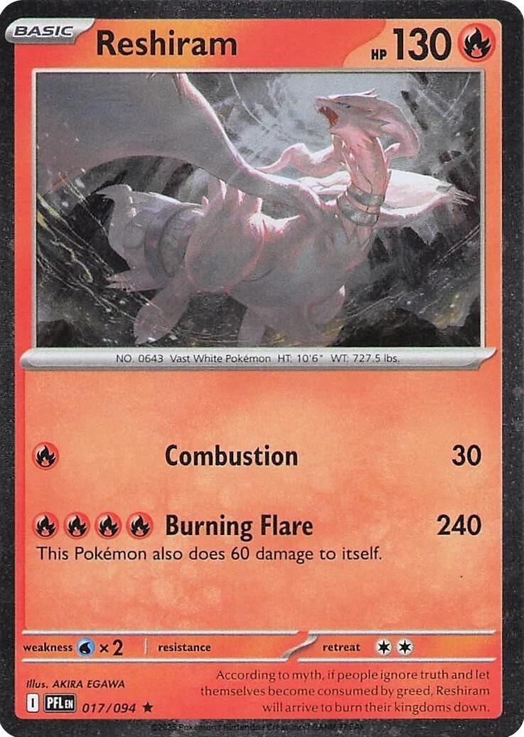 Reshiram - 017/094 (Cosmos Holo)