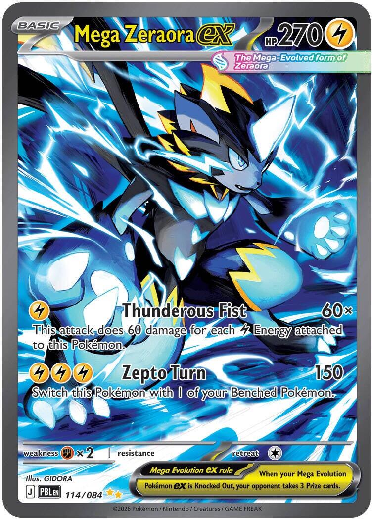 Mega Zeraora ex - 114/084